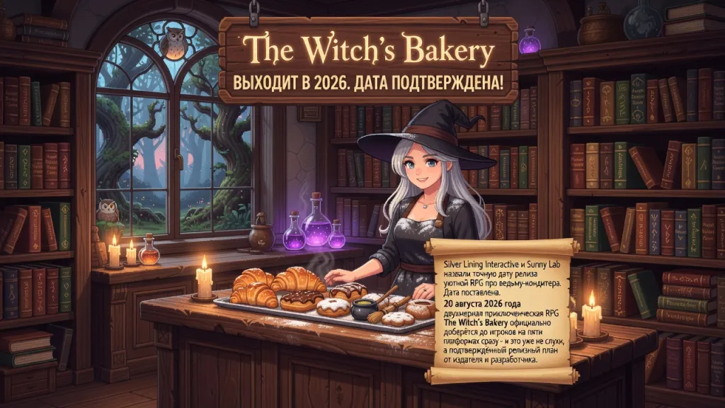 The Witch's Bakery выходит в 2026. Дата подтверждена!