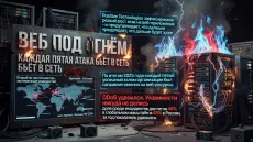 Веб под огнём. Каждая пятая атака бьёт в сеть